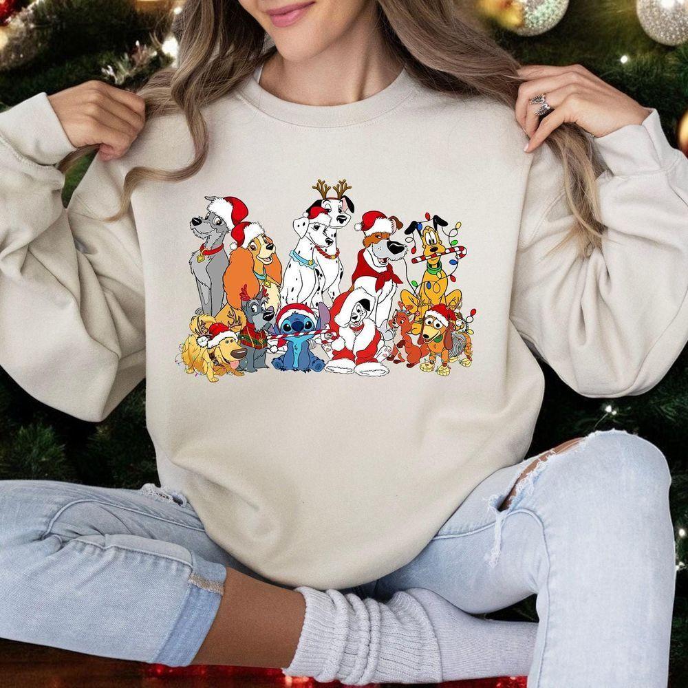 Vintage Merry Christmas Disney Dogs Vuitino Merch Vintage Merry Christmas Disney Dogs Vuitino Merch